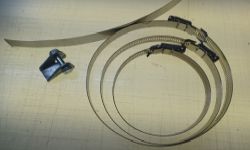 Radweg Schraubschellen Edelstahl 