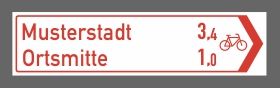 Pfeilwegweiser Nordrhein-Westfalen 1
